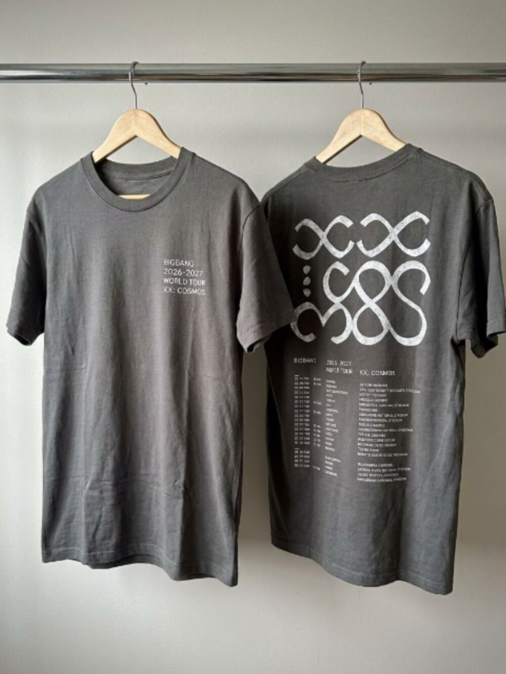 BIGBANG 2026 2027 Cosmos World Tour T-Shirt Dark Heather Reprint